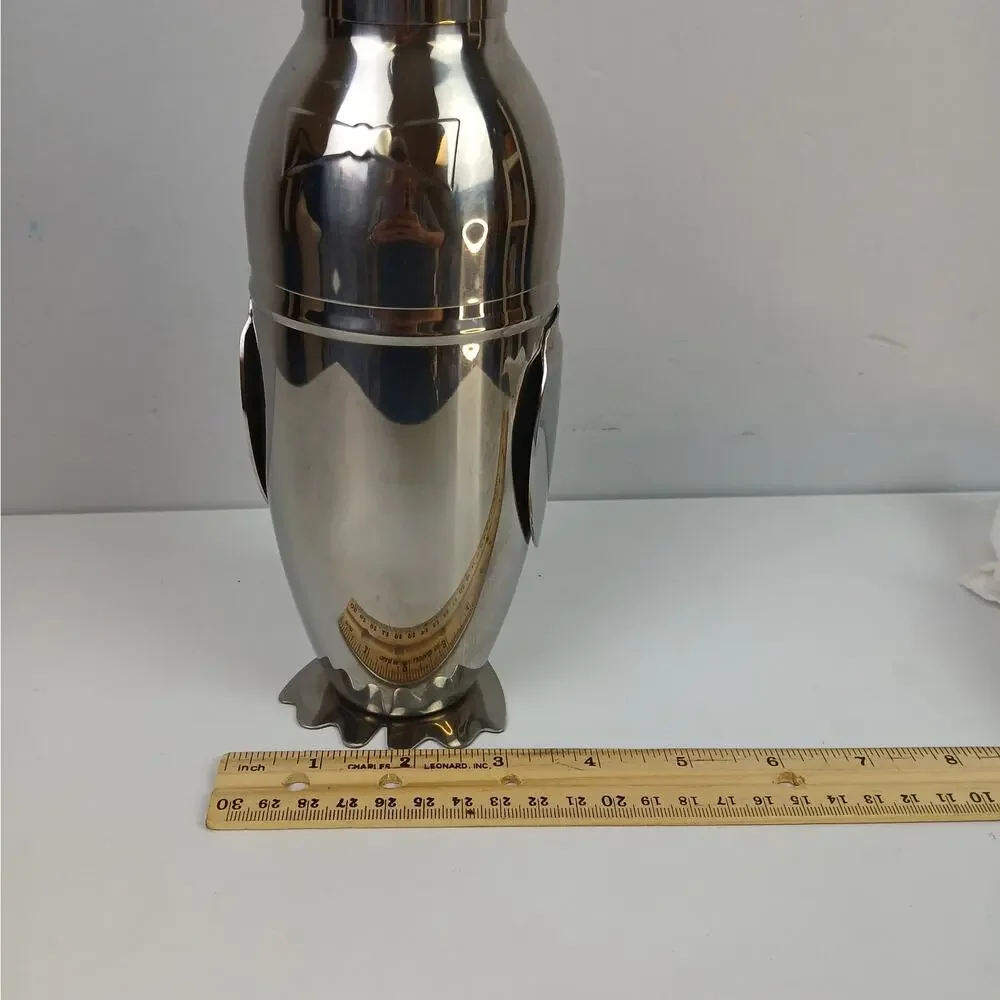 Art Deco Style Penguin Cocktail Shaker 9